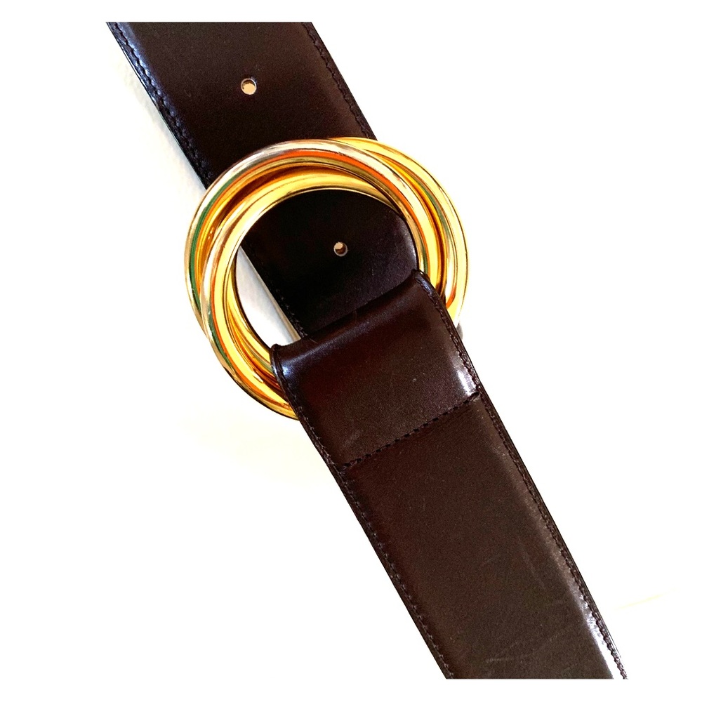 Classic Salvatore Ferragamo leather belt